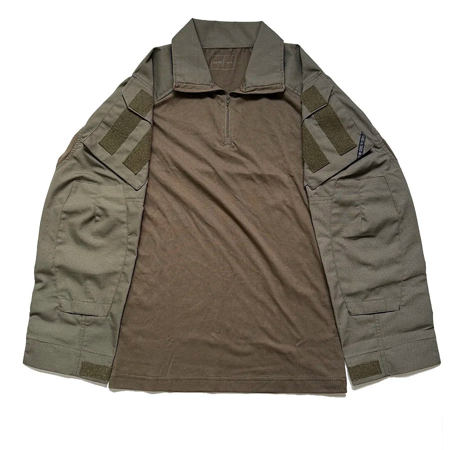 Outdoor Hunting Military Tactics G3 Training Suit, CP Style GEN3 Green Tiger Spot Combat Set, Tactical Top, Tactical Pants Men