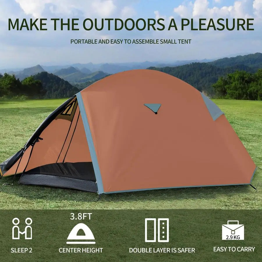 Tents for Camping Easy Set Up Tent, Waterproof, Light Weight Tent for One or Two Person Hiking Travling