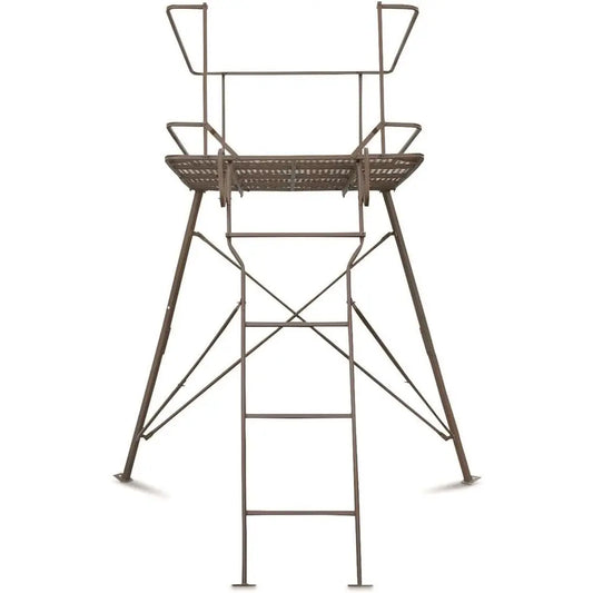 Two-Person 4x4 Elevated Hunting Blind with Tripod Stand, Hunting Gear Accessories Included