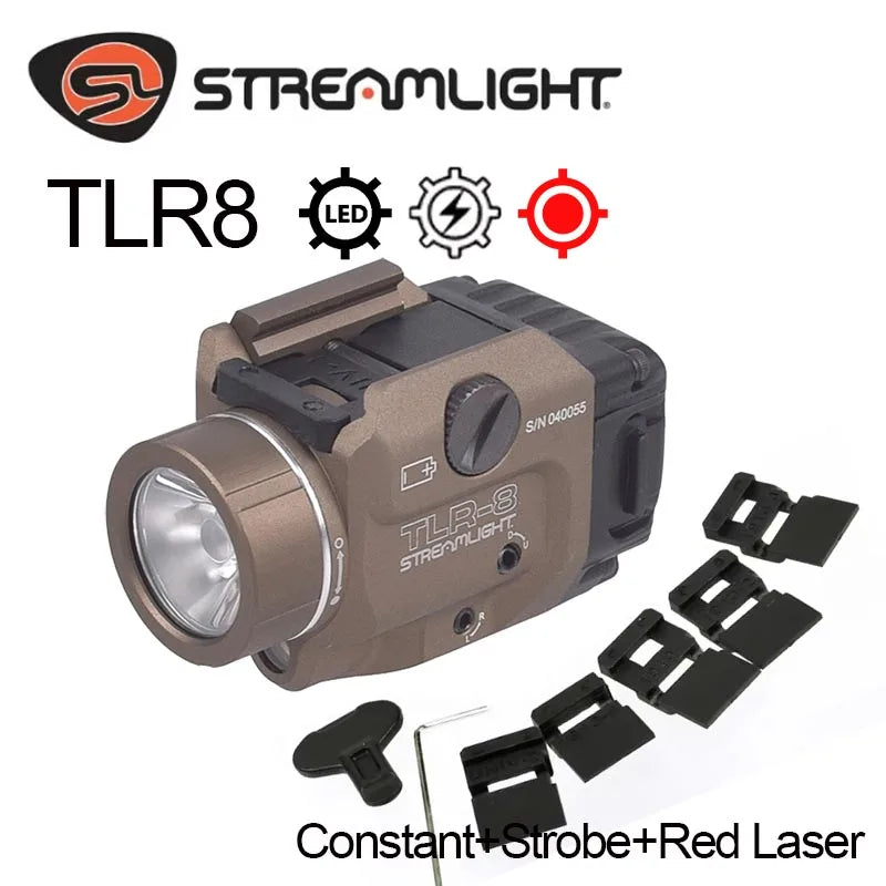 Streamlight TLR Strobe Weapons Scout Light TLR-1 HL TLR2 TLR6 TLR7 TLR 7X TLR8 Hunting Spotlight Gun Torch Airsoft Pistol  20mm