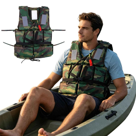 Fishing Swimming Life Vest Buoyancy Aid Polyester Floating Foam Snorkel Vest for Boating Fishing Kayaking SUP Paddleboarding
