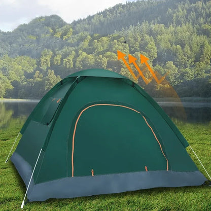 2-3Person Outdoor Pop Up Tent Waterproof Automatic Camping UV Protection Tents