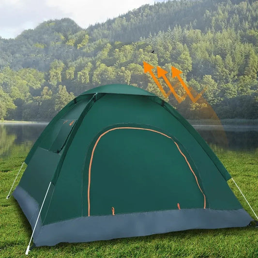 2-3Person Outdoor Pop Up Tent Waterproof Automatic Camping UV Protection Tents