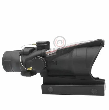 A OG 4x32 Hunting Fiber Illuminated Red Chevron Scope with Killflash and Embossed Logo Rifle Scope Ar 15