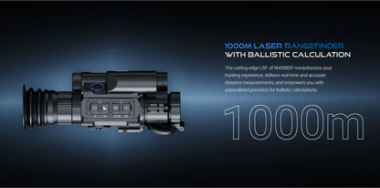 PARD NV008SP-LRF 850nm 70mm Night Vision Scope 2688*1520 CMOS Sensor IP67 weatherproof rating 1000m For Outdoor Hunting Camera
