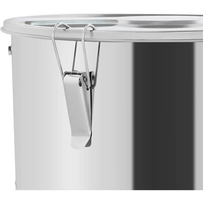 Manual Honey Extractor, 2 Frame Stainless Steel Beekeeping Extraction, Honey Bee Spinner Beekeeping Apiary Centrifuge Equipment, Silver