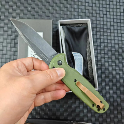BM 4300 Folding Knife G10 Handle Wilderness Exploration, Hunting, Tactical Combat, Ergonomic Handle, EDC Multi-functional Knives
