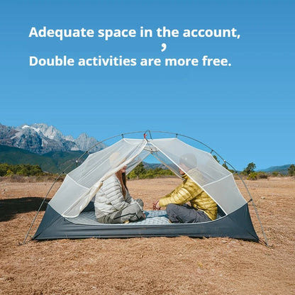 Naturehike Mongar UL Camping Tent 15D Nylon Lightweight 1 or 2 People 3 Seasons Tent Waterproof Portable Outdoor Tent With Mat