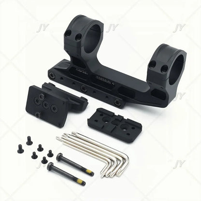 Fast LPVO Scope Mount  2.05 " Centerline Height 30mm Tube Offset Mount Plate for Red Dot Sight Ar 15 Accessories P.catin.ny Rail