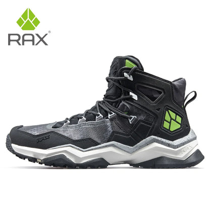 Men Hiking Shoes Mid-top Waterproof Outdoor Sneaker Men Leather Trekking Boots Trail Camping Climbing Hunting Sneakers Women