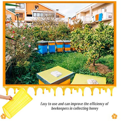 Rtteri Pcs Plastic Queen Excluder Queen Bee Excluder for Bee Hive Beekeeping Separating Queen Bees from Honey Beekeepers Lookin