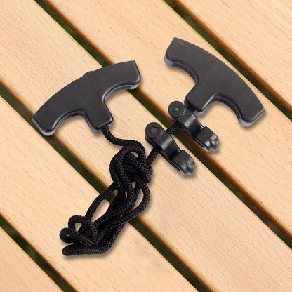 Crossbows Cocking Device Cocking Aid Heavy Duty Double Handle Strings Cocking Tool Braided Rope Crossbows Cocker for Hunting