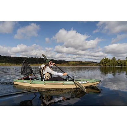 Sentinel 100X - Angler Sit on Top Fishing Kayak - Lightweight - Ergolounge Seating System - Blue - Enhanced Comfort and Stabili