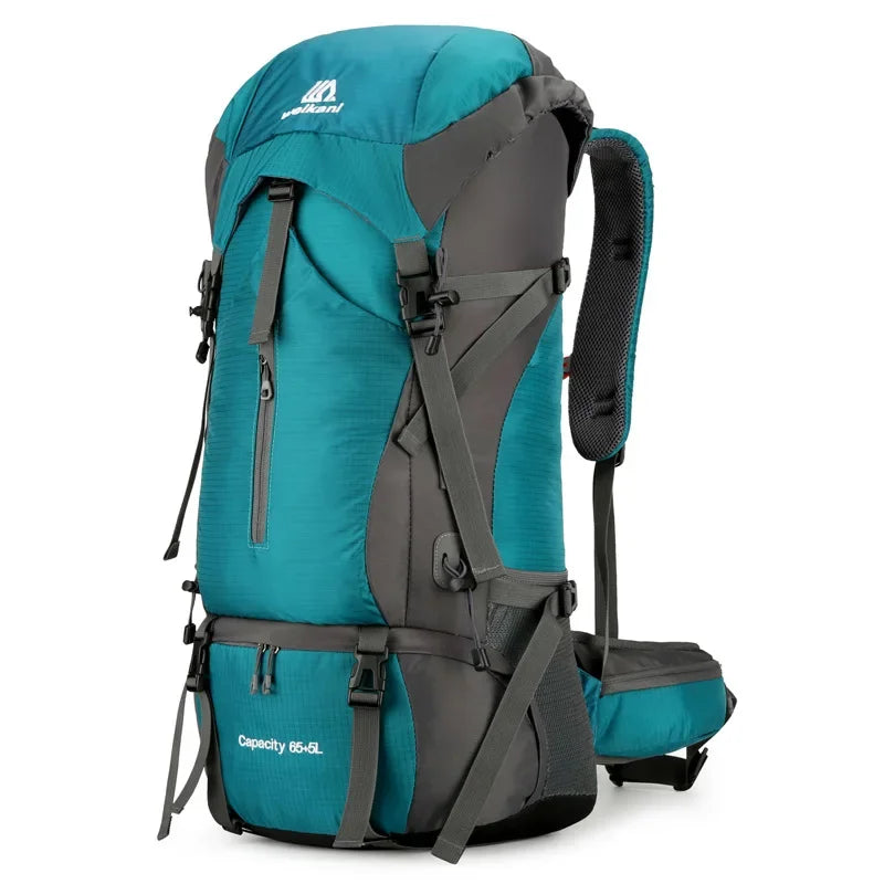 Waterproof Hiking Backpack With Rain Cover Outdoor Camping Travel Mountaineering Men Women Shoulder Climbing Traveling Bags