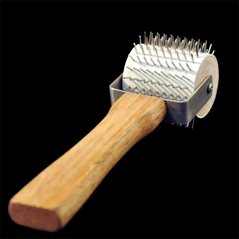 Wheel Uncapping Fork Gear Bee Honeycomb Rake Needle Roller Honey Extracting Tool Beekeeping Supplies Tools