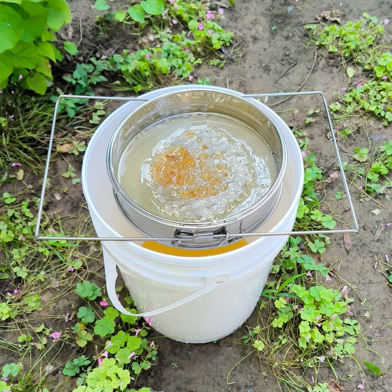 Honey Strainer- Double Sieve Honey Coarse And Fine Filter