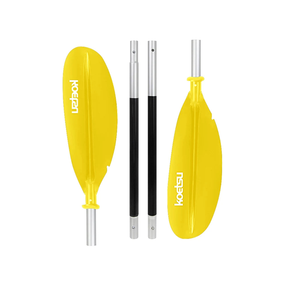 4-Piece Two Way Paddle Adjustable Floating Kayak Paddle Aluminium Alloy Stand Up Paddleboard Paddles for Canoe Kayaking