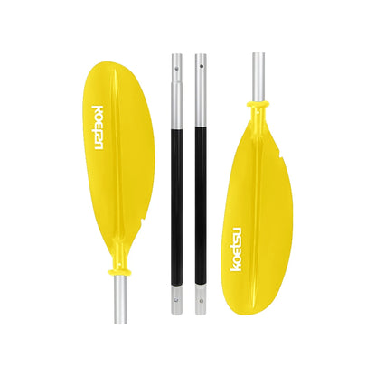 4-Piece Two Way Paddle Adjustable Floating Kayak Paddle Aluminium Alloy Stand Up Paddleboard Paddles for Canoe Kayaking