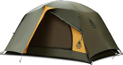 4 Season Waterproof Lightweight Camping Tent for 2 Person Easy Setup Outdoor Hiking Backpacking