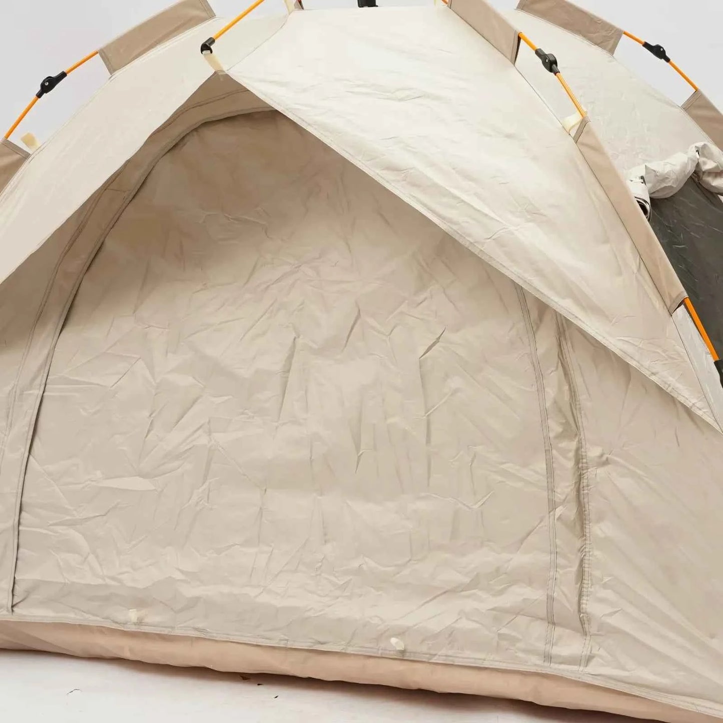 2-3 Person Automatic Pop Up Tent Instant Spring Quick Setup Waterproof Oxford Cloth UPF 50 Sun Protection Breathable Mesh Window Wind Ropes Ground Nails Compact Fold Portable Outdoor Shelter For Backyard Festival Beach Campin