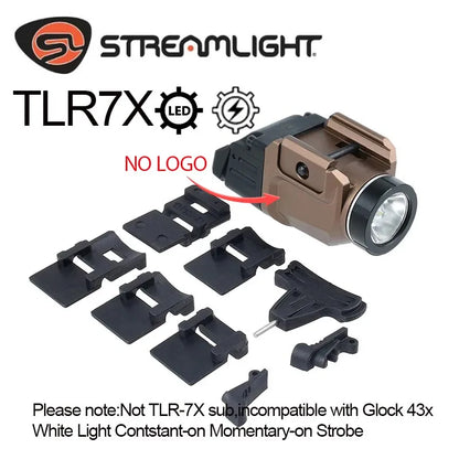 Streamlight TLR Strobe Weapons Scout Light TLR-1 HL TLR2 TLR6 TLR7 TLR 7X TLR8 Hunting Spotlight Gun Torch Airsoft Pistol  20mm