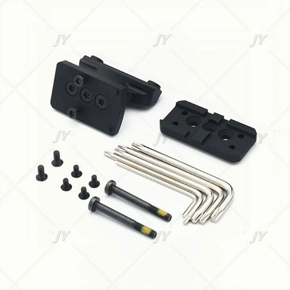 Fast LPVO Scope Mount  2.05 " Centerline Height 30mm Tube Offset Mount Plate for Red Dot Sight Ar 15 Accessories P.catin.ny Rail