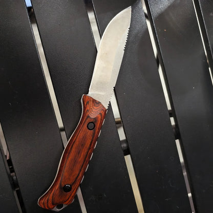 BM 15002 High-hardness Fixed Blade Durable D2 Steel Treatment Outdoor Camping Fishing Tools Jungle Adventure Survival Knife Gift