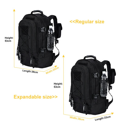60L Military Tactical Backpack Army Molle Assault Rucksack Outdoor Travel Hiking Rucksacks Camping Hunting mochila hombre