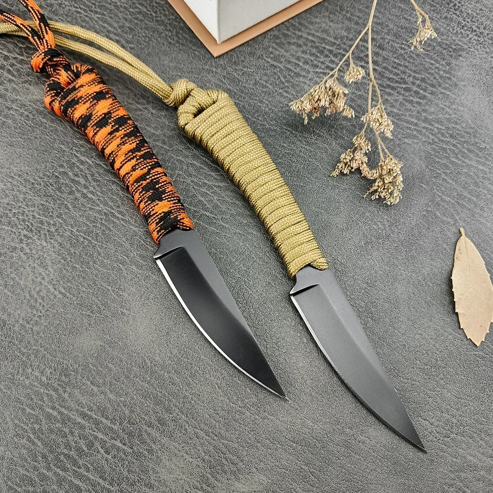 1PC, Montana MKC Fixed Blade Knife for Hiking, Fishing, Hunting, Outdoor Adventure, Self Defense Pocket Knife with Kydex Sheath