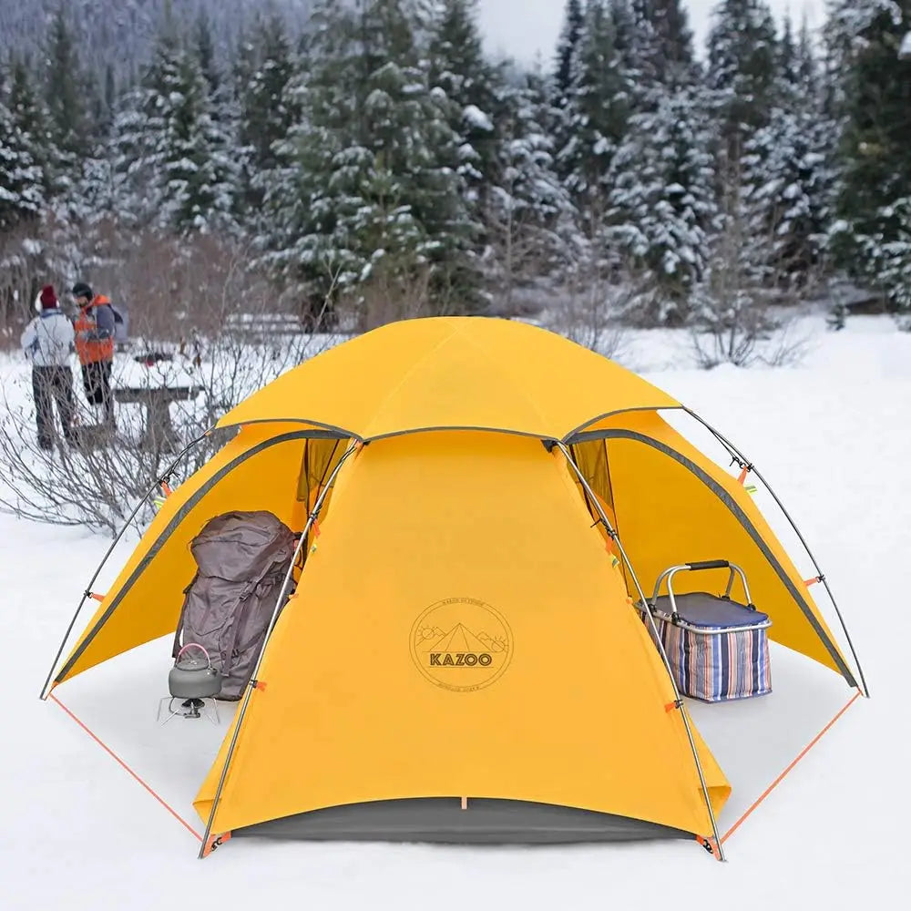 Ultralight Waterproof Backpacking Tent for 1-2 People, Aluminum Frame Double Layer Hiking Camping Shelter