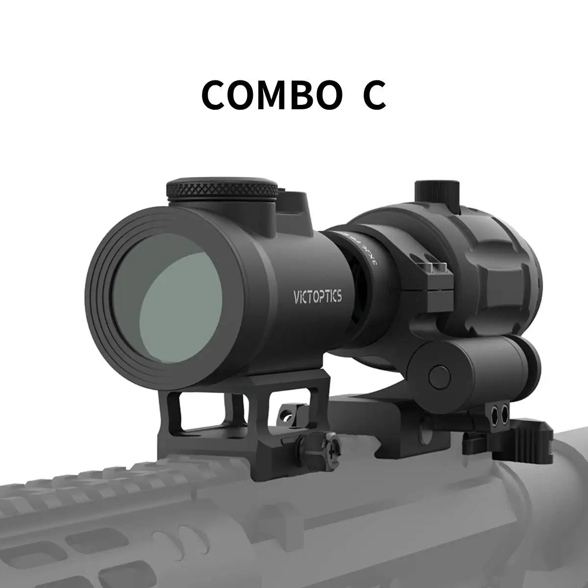 Victoptics SRD 1x20/30 /1x23x33 Red Dot Sight & 3x Magnifier With Flip Side Mount 3MOA Dot Size 20,000 Hours Runtime For AR 15