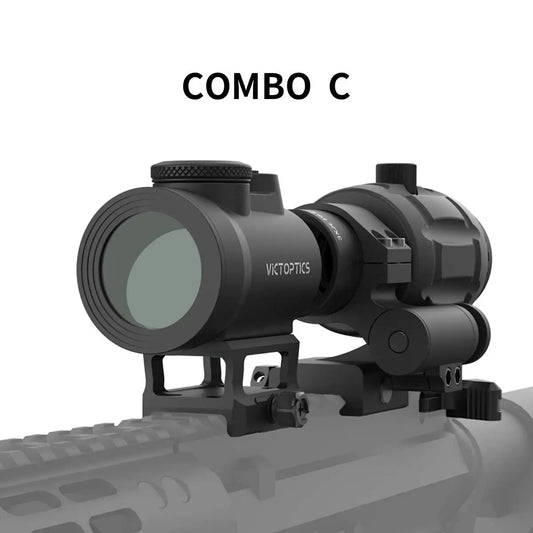 Victoptics SRD 1x20/30 /1x23x33 Red Dot Sight & 3x Magnifier With Flip Side Mount 3MOA Dot Size 20,000 Hours Runtime For AR 15