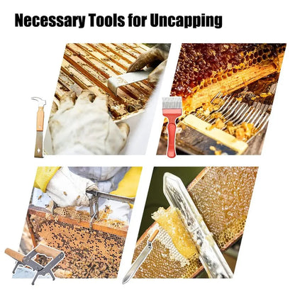 8-Frame Beehive Kit with Wax-Coated Hives and Essential Beekeeping Equipment