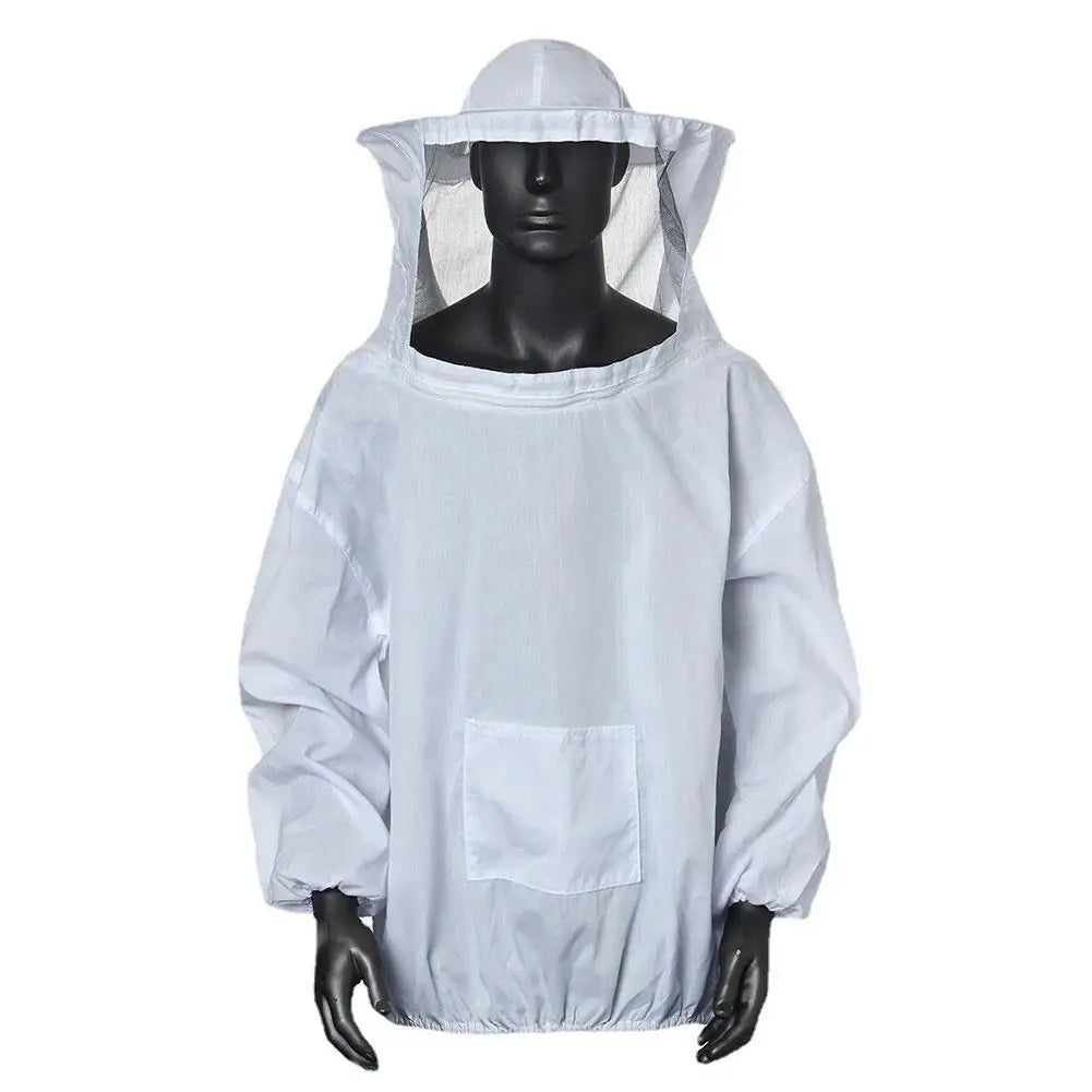 Protective Beekeeping Jacket Veil Smock Equipment Beekeeping Hat Sleeve Beekeeper Suit Apiculture Bee Dress