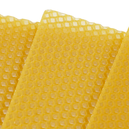 30-Pack Natural Beeswax Hive Foundations Beekeeper's Starter Kit 7.68x16.34" Beekeeping Sheets for Increased Honey Production