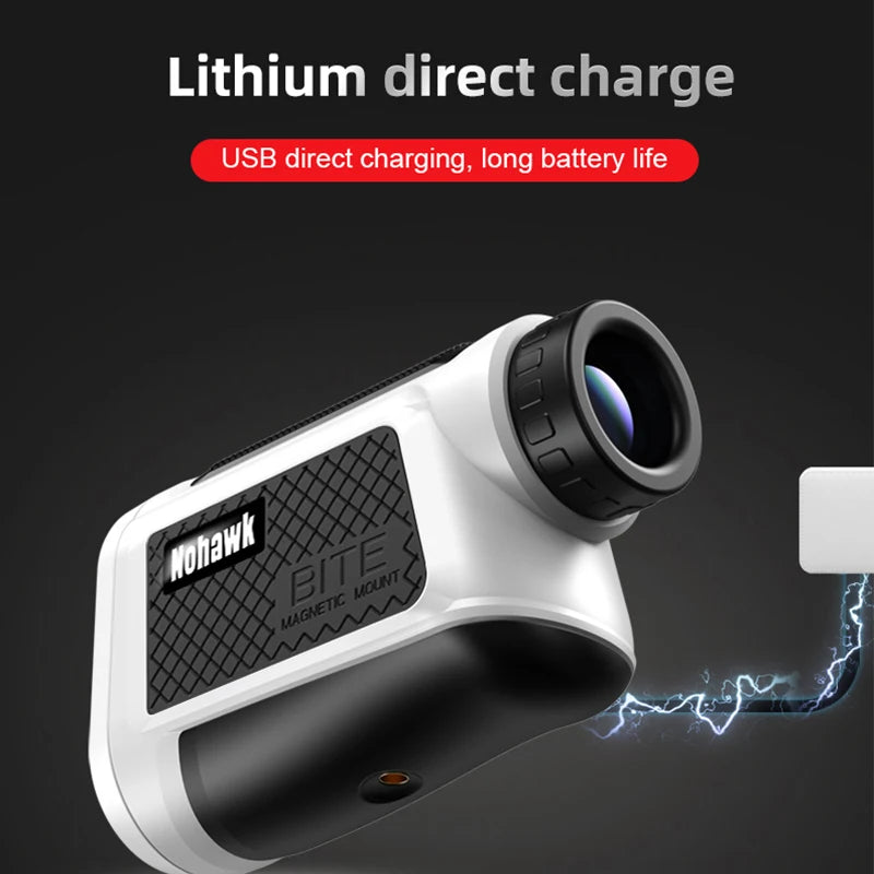 Nohawk Professional Golf Laser Rangefinder with Slope Compensation Distance Lazer Meter for G Sport Hunting Survey