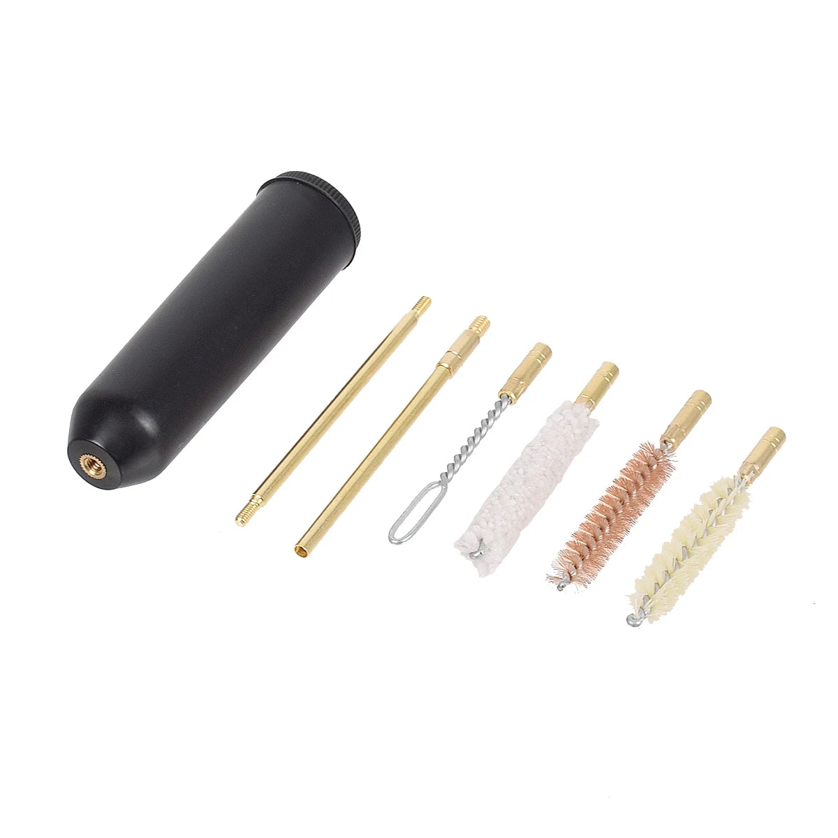 16Pcs/set Tactical Cleaning Kit Universal Brass Cleaning Tool Rod for .22/9mm/.40/357 Caliber Cleaning Kit