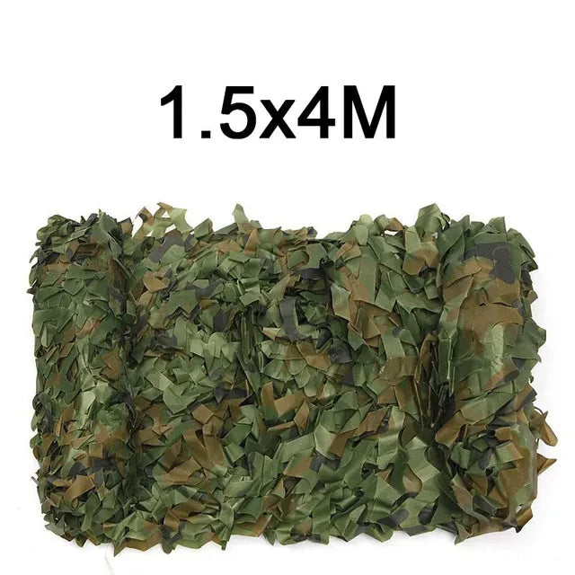 Camouflage Nets 1.5m*2 3 4 5 6 8 9 10m Wide Camo Netting Outdoor Camping Shooting Sun Shade Party Desert Fence Hunting Duck Deer
