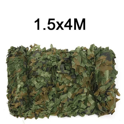 Camouflage Nets 1.5m*2 3 4 5 6 8 9 10m Wide Camo Netting Outdoor Camping Shooting Sun Shade Party Desert Fence Hunting Duck Deer
