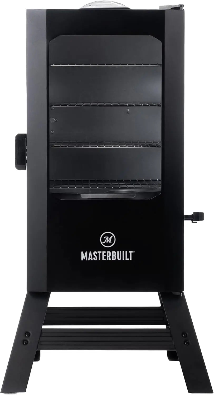 Masterbuilt® 30-inch Digital Electric Vertical BBQ Smoker with Leg Kit, Side Wood Chip Loader and 710 Cooking Square Inches in B