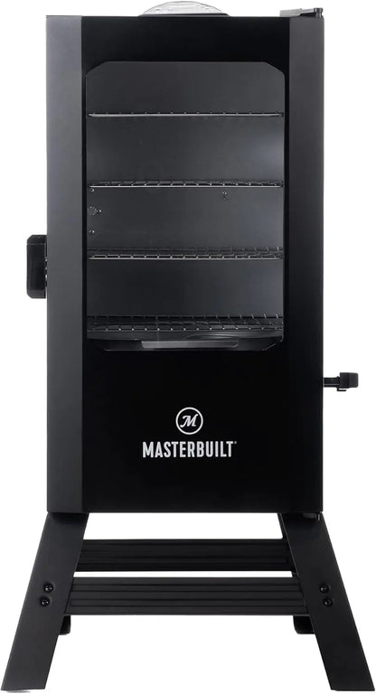 Masterbuilt® 30-inch Digital Electric Vertical BBQ Smoker with Leg Kit, Side Wood Chip Loader and 710 Cooking Square Inches in B