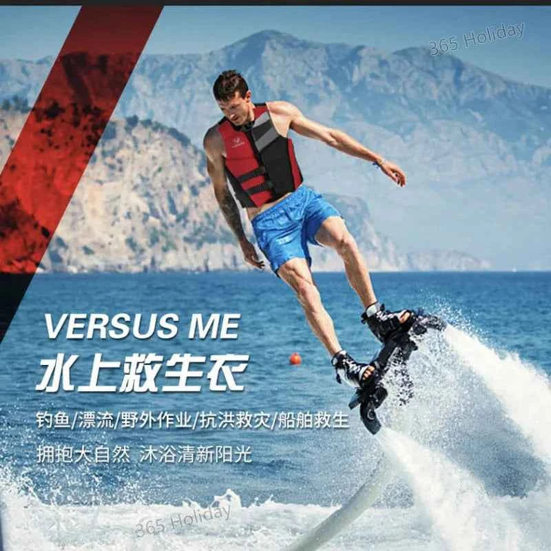 Aldult Life Jacket Water Sports Skiing Neoprene Life Jacket Drifting Surfing Motorboat Jet Ski VEST Boating Kayak Life Jackets