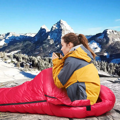 Sleeping Bags For Adults Cold Weather 0~-22 Degree Down Sleeping Bag for Outdoor Champing Hiking