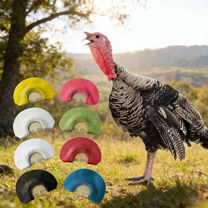 Turkey Hunting Calls Diaphragm Mouth Call Outdoor Hunting Gear Whistle Random 1/3 Colors Portable Hunter Accessory