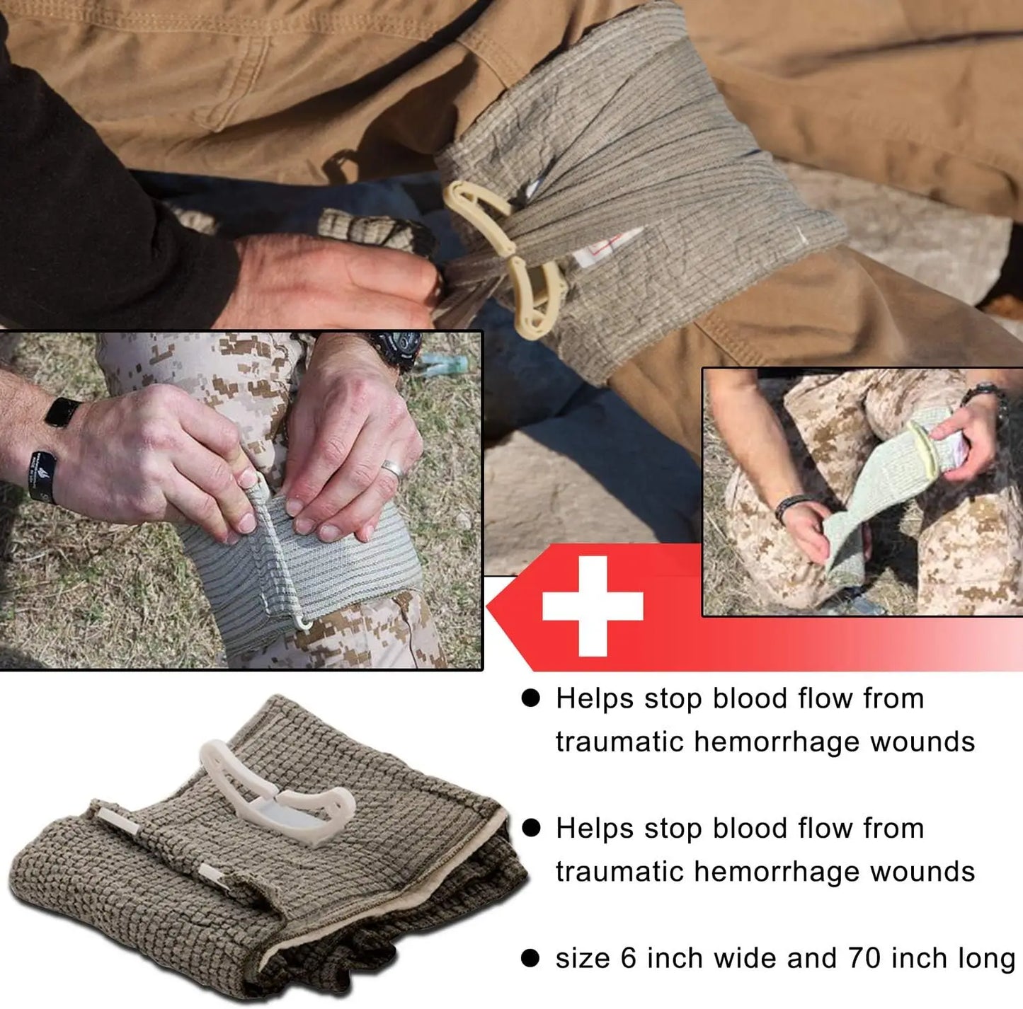 70pcs IFAK First Aid Kit with Tourniquet, EMT IFAK Medical Kit, Emergency Survival Backpack, Camping Gear Supplies