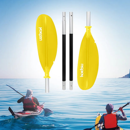 4-Piece Two Way Paddle Adjustable Floating Kayak Paddle Aluminium Alloy Stand Up Paddleboard Paddles for Canoe Kayaking
