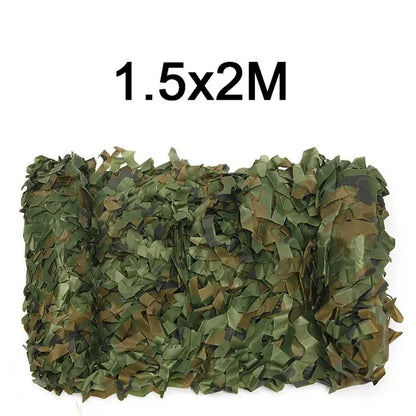Camouflage Nets 1.5m*2 3 4 5 6 8 9 10m Wide Camo Netting Outdoor Camping Shooting Sun Shade Party Desert Fence Hunting Duck Deer