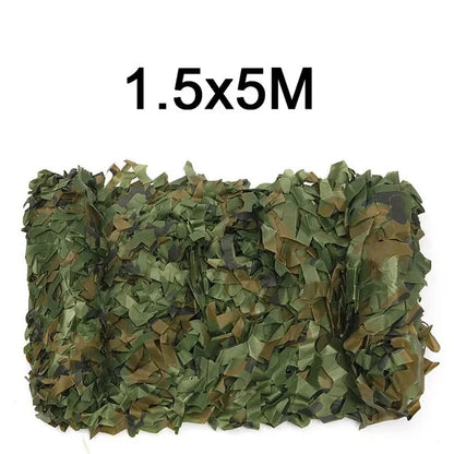 Camouflage Nets 1.5m*2 3 4 5 6 8 9 10m Wide Camo Netting Outdoor Camping Shooting Sun Shade Party Desert Fence Hunting Duck Deer