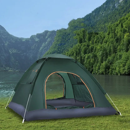 2-3Person Outdoor Pop Up Tent Waterproof Automatic Camping UV Protection Tents