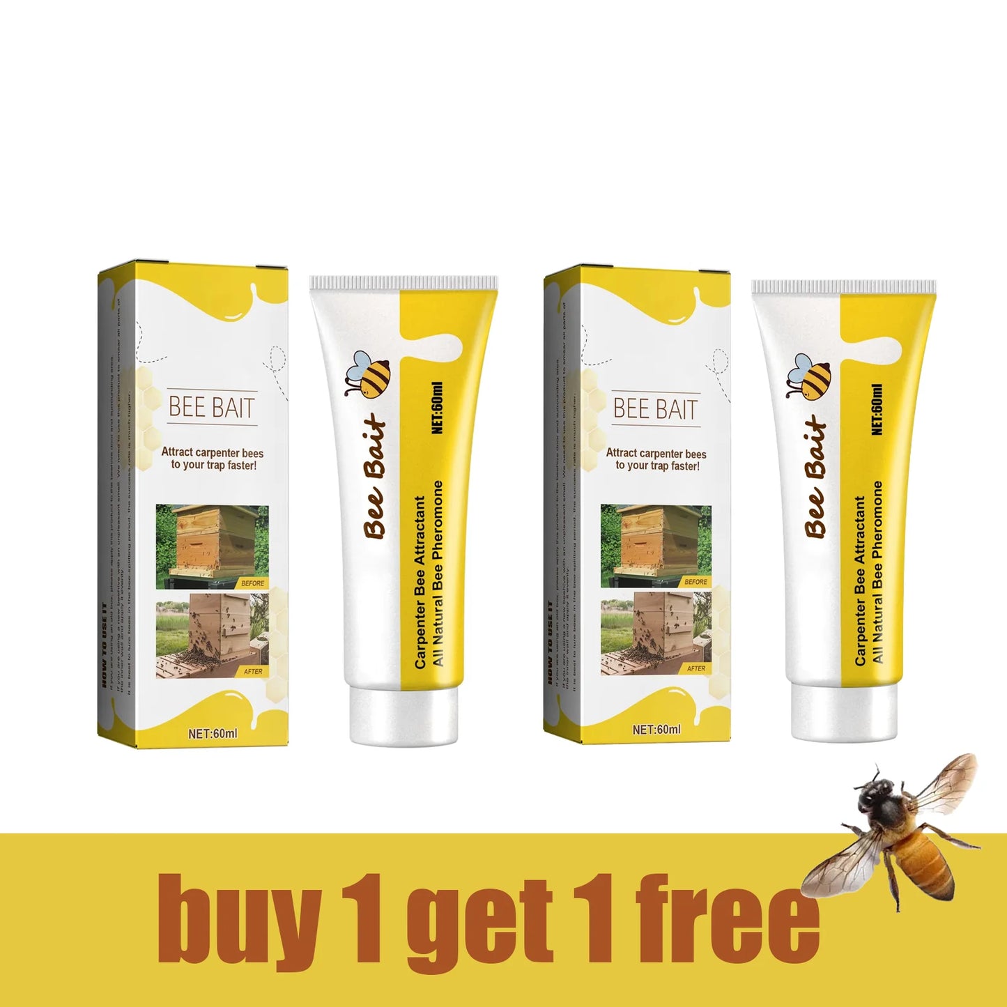 Beekeeping Bee Attractant Bait - Easy Catching Bee Queen Pheromone Lure Swarm Commander Attraction